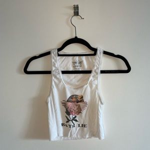 Boys lie tank top